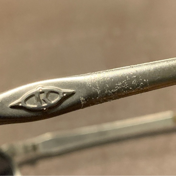 VINTAGE KILLER LOOP Sunglasses PANDEMANIA K0532 Matte Silver Metal  Made  Italy - Picture 8 of 16